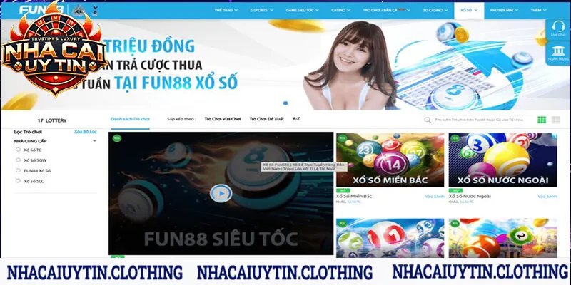 Loại hình xổ số đa dạng, siêu tốc hấp dẫn