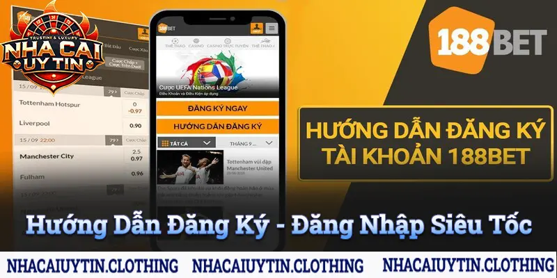 Hướng dẫn đăng ký tài khoản 188bet